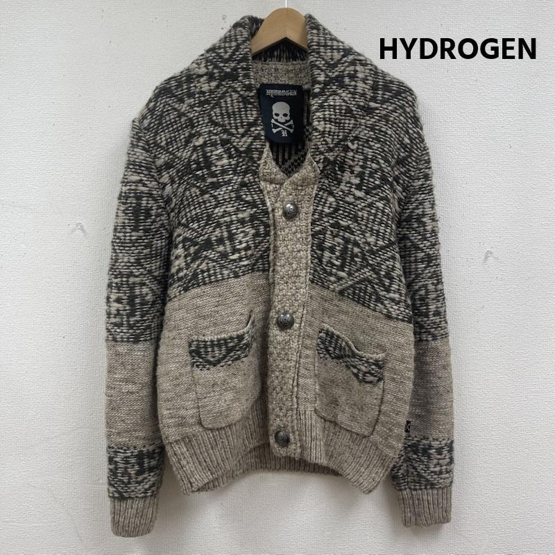 ハイドロゲン HYDROGEN ニット、セーター 長袖 ドクロ スカル ボタン ショールカラー カウチン ニット カーディガン L マルチカラー / マルチカラー / multicolor メンズ USED 古着 中古 50166670