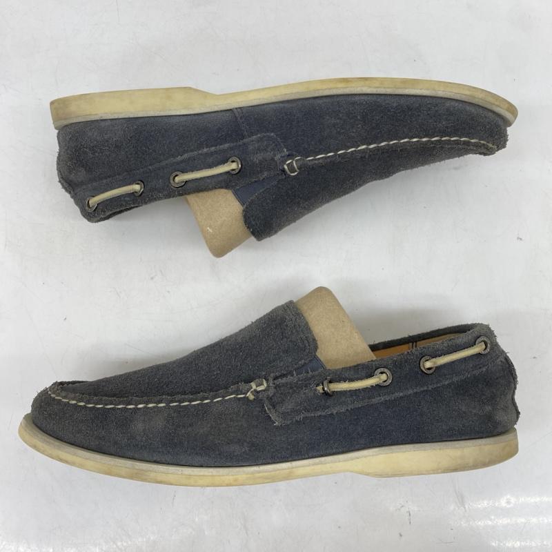 コーチ COACH 革靴 革靴 スエード デッキ シューズ 27.0cm 紺 / ネイビー / navy メンズ USED 古着 中古 50166674