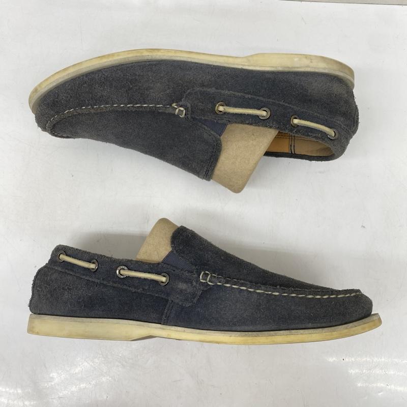 コーチ COACH 革靴 革靴 スエード デッキ シューズ 27.0cm 紺 / ネイビー / navy メンズ USED 古着 中古 50166674