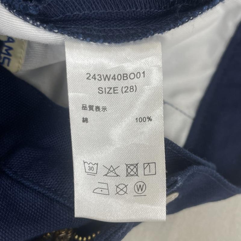 ディッキーズ Dickies パンツ ワークパンツ、ペインターパンツ BEAMS BOY コラボ ダック ワイド パンツ バギーパンツ 243W40BO01 28 紺 / ネイビー / navy レディース USED 古着 中古 50166675