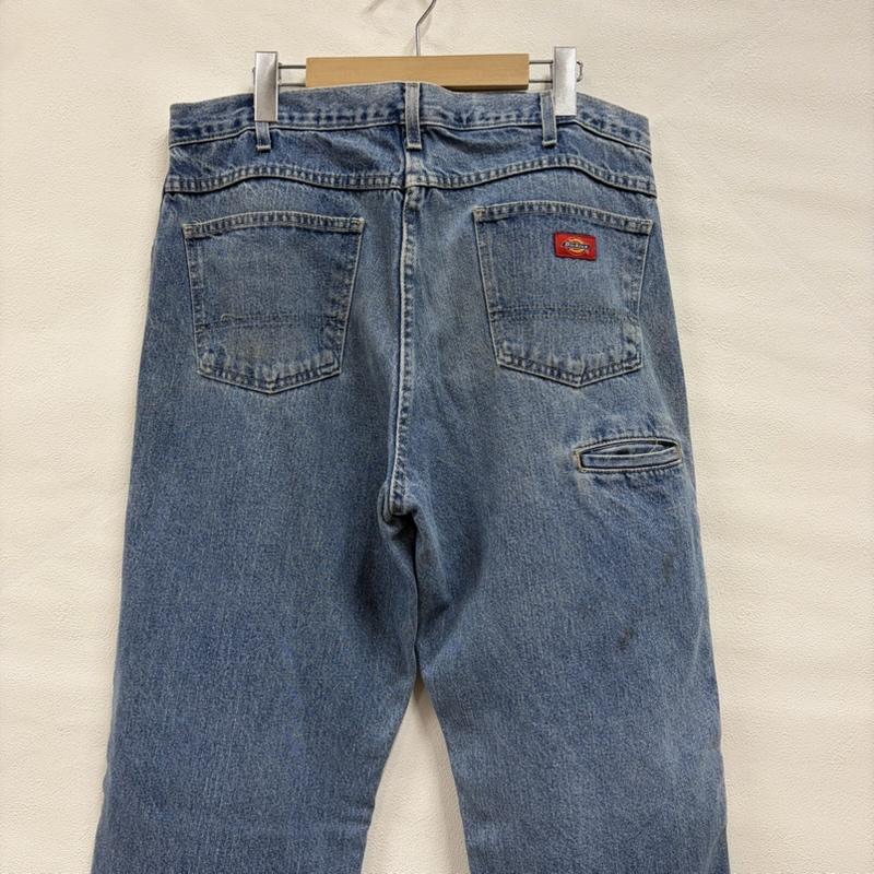 ディッキーズ Dickies パンツ デニム、ジーンズ ダブルニー デニム ワーク ペインターパンツ クラッシュ ダメージ BORO ボロ フェード バギーメキシコ製 W36 L32 36インチ ダメージ加工 インディゴ / インディゴ / Indigo メンズ USED 古着 中古 50166677