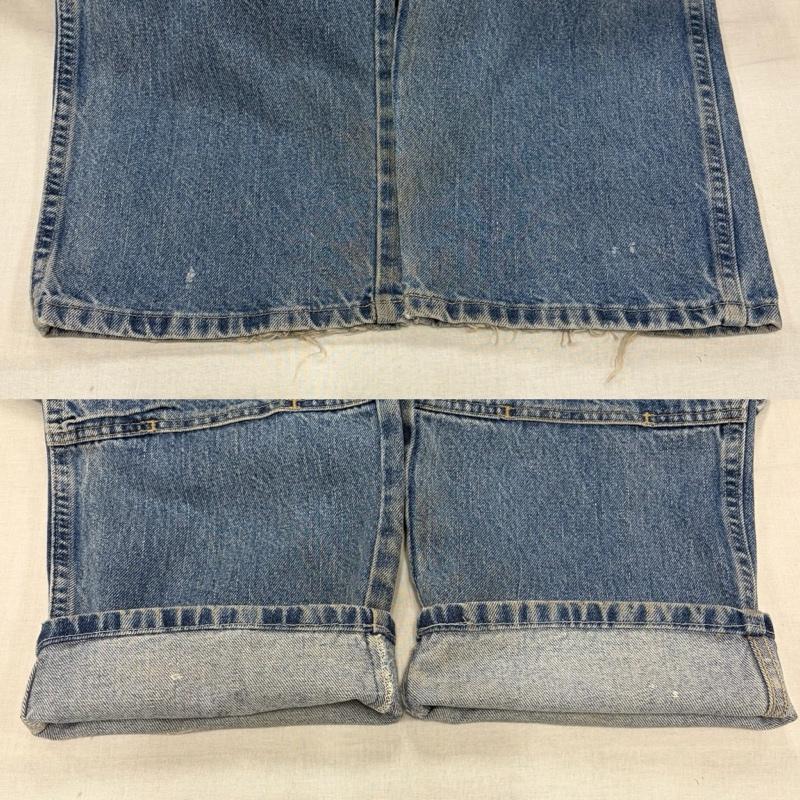 ディッキーズ Dickies パンツ デニム、ジーンズ ダブルニー デニム ワーク ペインターパンツ クラッシュ ダメージ BORO ボロ フェード バギーメキシコ製 W36 L32 36インチ ダメージ加工 インディゴ / インディゴ / Indigo メンズ USED 古着 中古 50166677