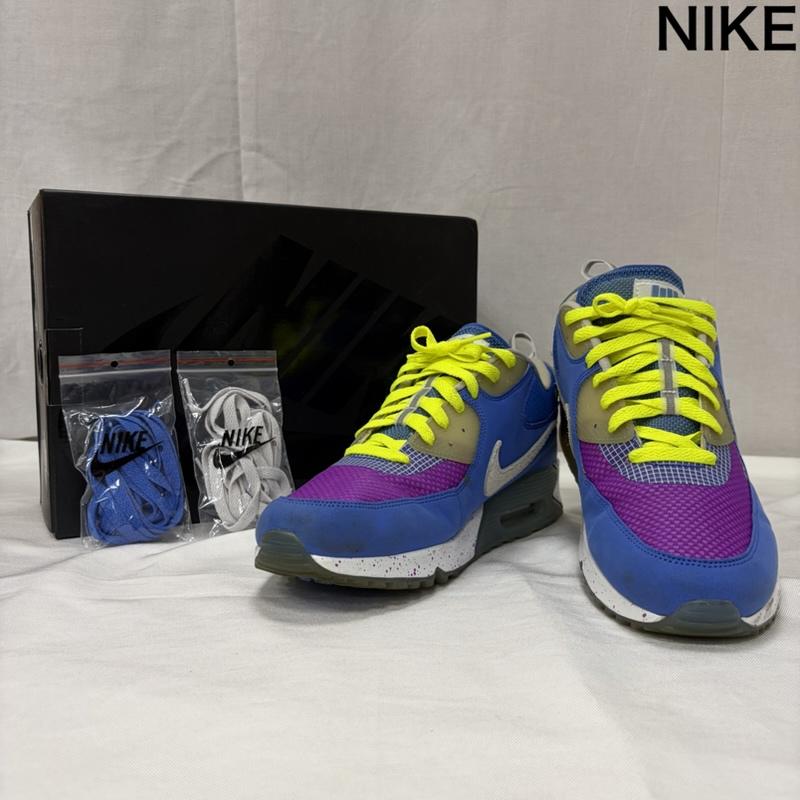 ナイキ NIKE スニーカー スニーカー × UNDEFEATED Air Max 90 cq2289-400 28.0cm 無地 青 / ブルー / blue X 紫 / パープル / purple メンズ USED 古着 中古 50166679