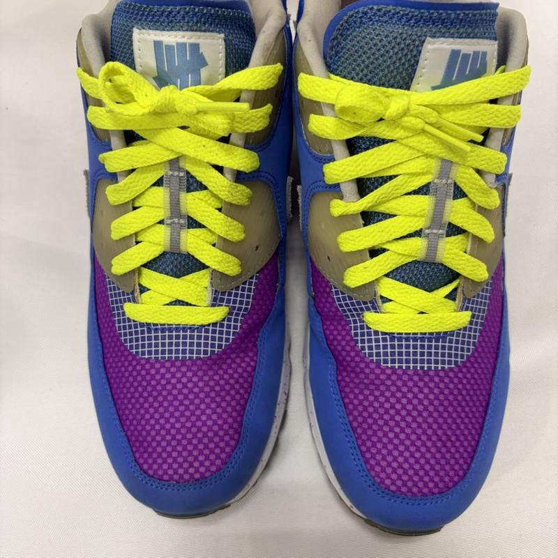 ナイキ NIKE スニーカー スニーカー × UNDEFEATED Air Max 90 cq2289-400 28.0cm 無地 青 / ブルー / blue X 紫 / パープル / purple メンズ USED 古着 中古 50166679