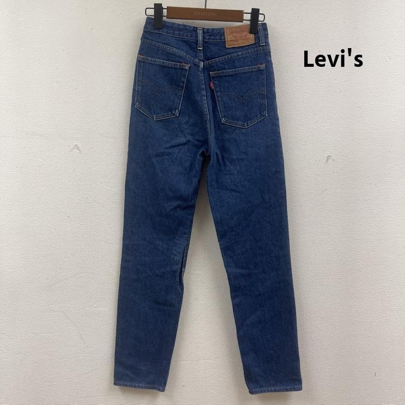 リーバイス Levi s パンツ デニム、ジーンズ 日本製 505 ジップフライ ストレート デニム パンツ W505-0217 29インチ インディゴ / インディゴ / Indigo レディース USED 古着 中古 50166680