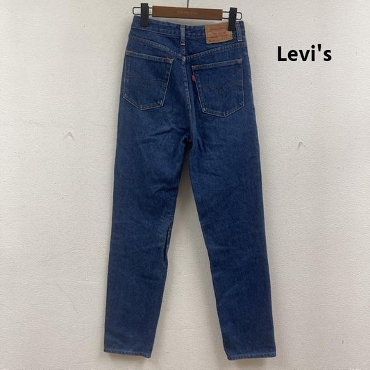 リーバイス Levi s パンツ デニム、ジーンズ 日本製 505 ジップフライ ストレート デニム パンツ W505-0217 29インチ インディゴ / インディゴ / Indigo レディース USED 古着 中古 50166680
