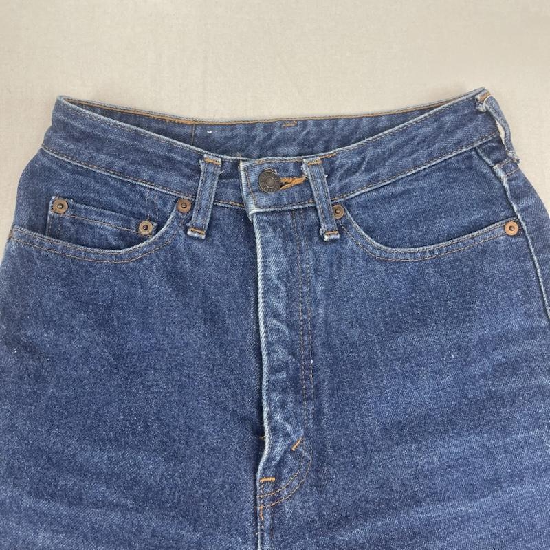 リーバイス Levi s パンツ デニム、ジーンズ 日本製 505 ジップフライ ストレート デニム パンツ W505-0217 29インチ インディゴ / インディゴ / Indigo レディース USED 古着 中古 50166680