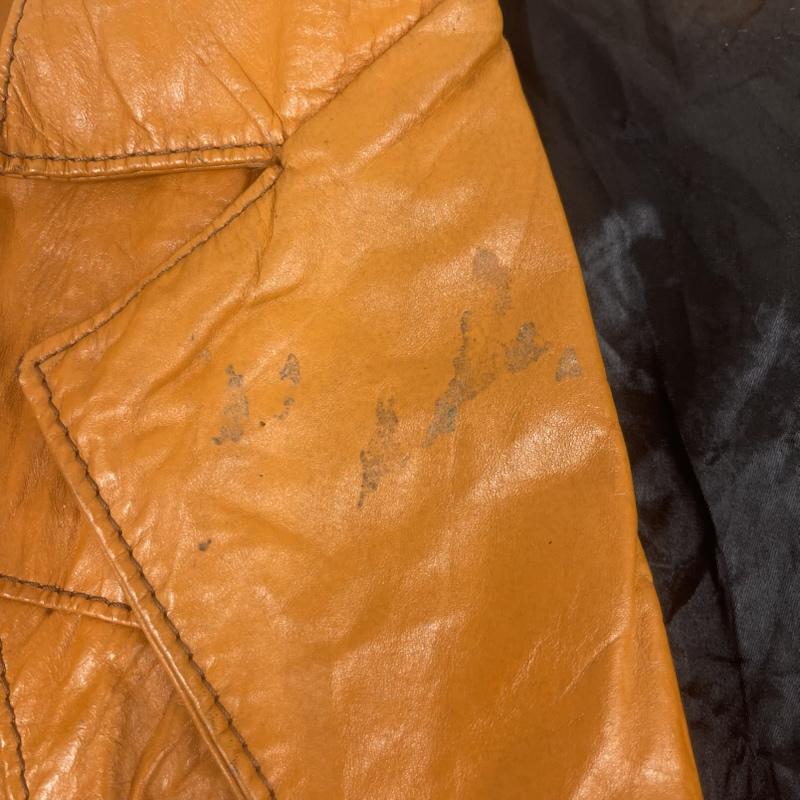 古着 USED ジャケット、上着 レザージャケット El Gaucho Leather Works ヴィンテージ クラフト ジップアップ レザー ジャケット 茶 / ブラウン / brown メンズ USED 古着 中古 50166681