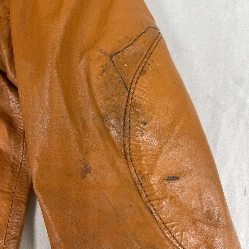 古着 USED ジャケット、上着 レザージャケット El Gaucho Leather Works ヴィンテージ クラフト ジップアップ レザー ジャケット 茶 / ブラウン / brown メンズ USED 古着 中古 50166681