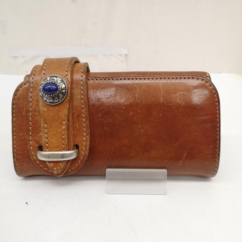 アルズニ ALZUNI 財布 長財布 ラピスラズリ レザー ロングウォレット 長財布 - 茶 / ブラウン / brown メンズ USED 古着 中古 50166683