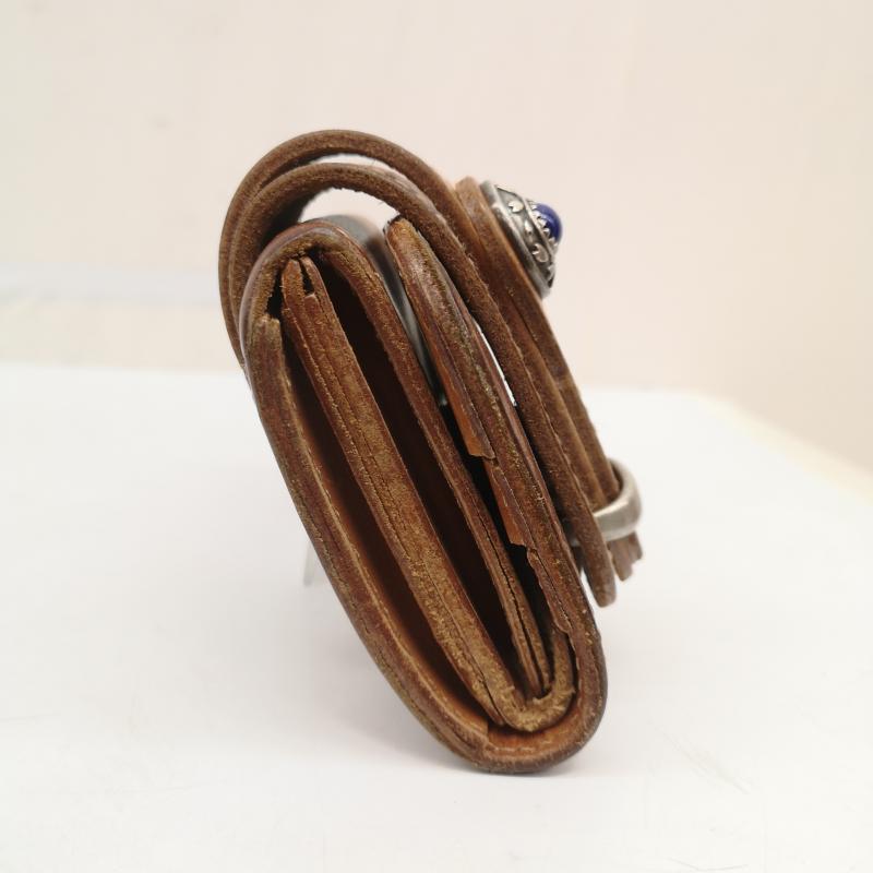アルズニ ALZUNI 財布 長財布 ラピスラズリ レザー ロングウォレット 長財布 - 茶 / ブラウン / brown メンズ USED 古着 中古 50166683