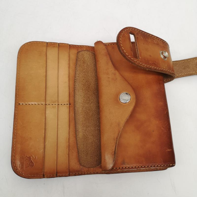 アルズニ ALZUNI 財布 長財布 ラピスラズリ レザー ロングウォレット 長財布 - 茶 / ブラウン / brown メンズ USED 古着 中古 50166683