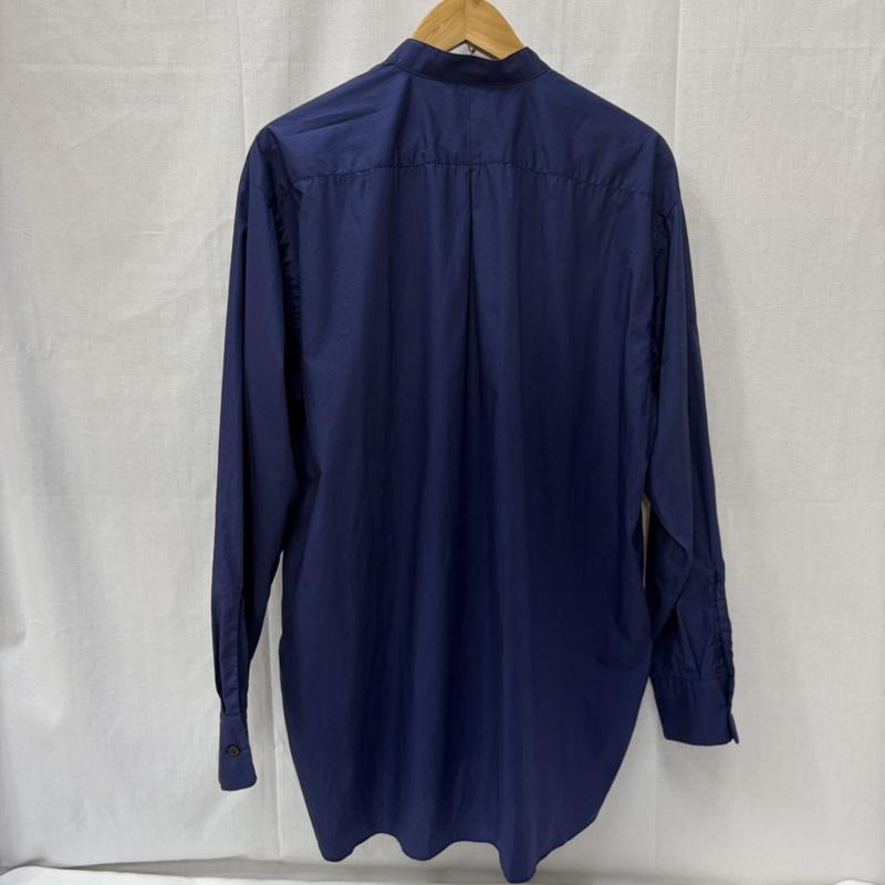マーカウェア markaware シャツ、ブラウス 長袖 コットンバンドカラーシャツ COMFORT FIT BAND COLLAR SHIRT a21c-02sh03c 2 無地 紺 / ネイビー / navy メンズ USED 古着 中古 50166688