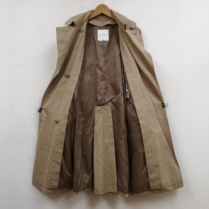 マッキントッシュ フィロソフィー MACKINTOSH PHILOSOPHY コート トレンチコート エポレット ウエストベルト ダブルブレスト ロング トレンチコート H5A02-220-40 36 ベージュ / ベージュ / beige レディース USED 古着 中古 50166700