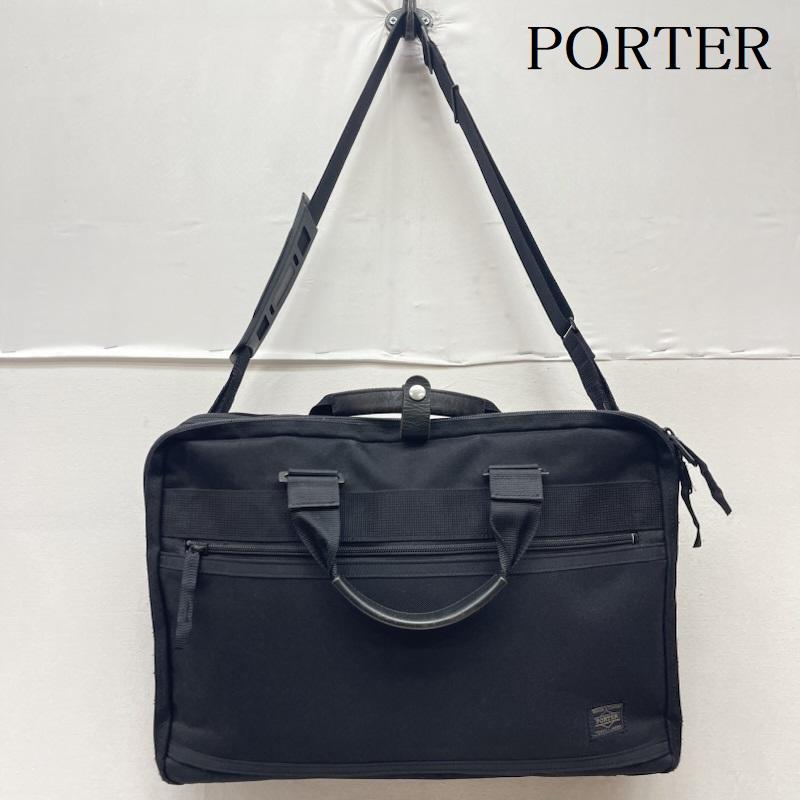 ポーター PORTER ブリーフケース、書類かばん ブリーフケース、書類かばん テンション 2WAY ブリーフケース - 黒 / ブラック / black メンズ USED 古着 中古 50166703