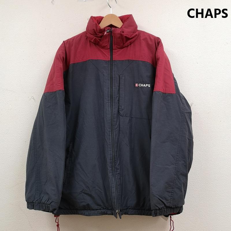 チャップスラルフローレン CHAPSRALPHLAUREN ジャケット、上着 ジャケット、ブレザー フルジップ 裏地フリース ドローコード 切替 中綿 ナイロン ジャケット M 紺 / ネイビー / navy メンズ USED 古着 中古 50166706
