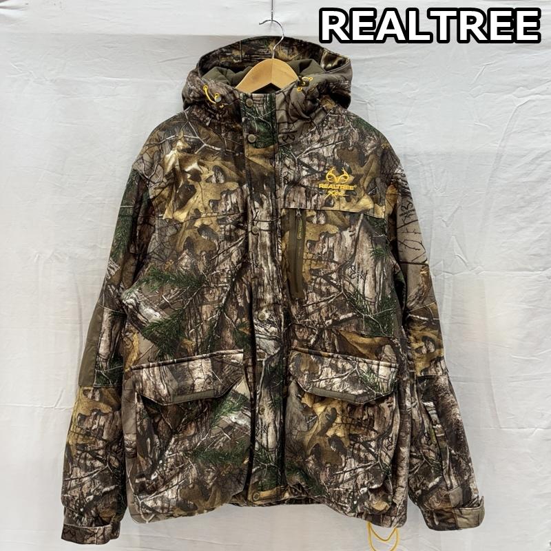 古着 USED ジャケット、上着 ジャンパー、ブルゾン REAL TREE リアルツリーカモ 迷彩 中綿 フード ジャケット M カモフラージュ柄・迷彩 メンズ USED 古着 中古 50166708