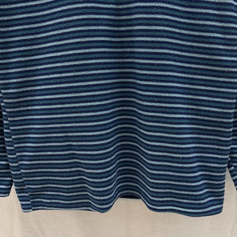 パタゴニア patagonia トレーナー 長袖 90年代 ビンテージ CAPILENE ボーダー ハーフジップ フリース トレーナー ハイネック 90s S ボーダー柄 メンズ USED 古着 中古 50166710