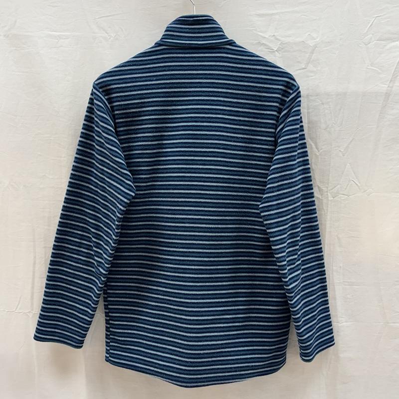 パタゴニア patagonia トレーナー 長袖 90年代 ビンテージ CAPILENE ボーダー ハーフジップ フリース トレーナー ハイネック 90s S ボーダー柄 メンズ USED 古着 中古 50166710