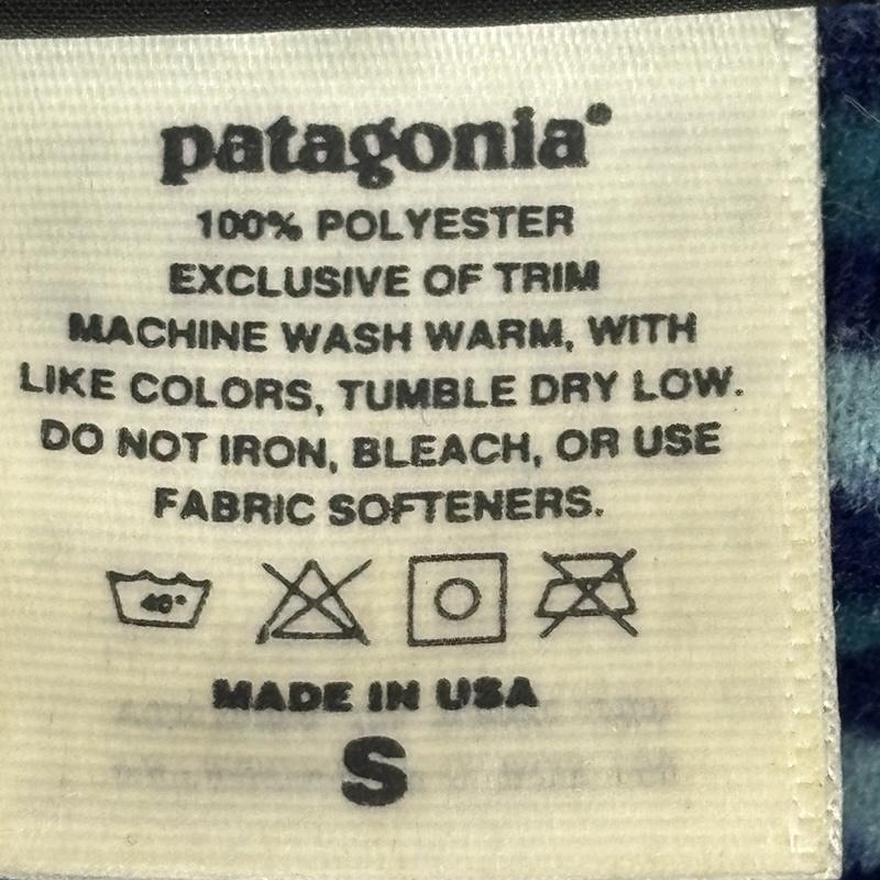 パタゴニア patagonia トレーナー 長袖 90年代 ビンテージ CAPILENE ボーダー ハーフジップ フリース トレーナー ハイネック 90s S ボーダー柄 メンズ USED 古着 中古 50166710