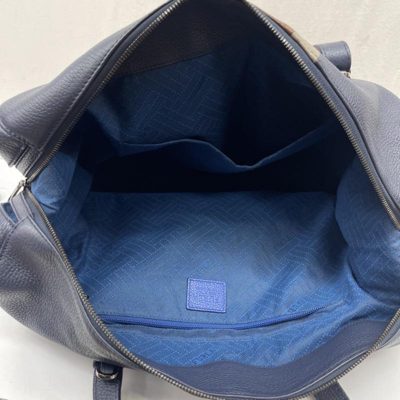 フルラ FURLA ハンドバッグ ハンドバッグ レザー ハンド バッグ トートバッグ - 紺 / ネイビー / navy メンズ USED 古着 中古 50166714