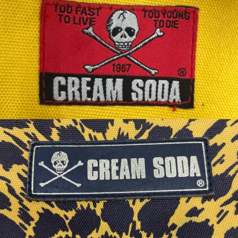 クリームソーダ CREAMSODA リュックサック、デイパック リュックサック、デイバッグ レオパード 豹 柄 リュック バックパック - 黒 / ブラック / black X 黄 / イエロー / yellow メンズ USED 古着 中古 50166716