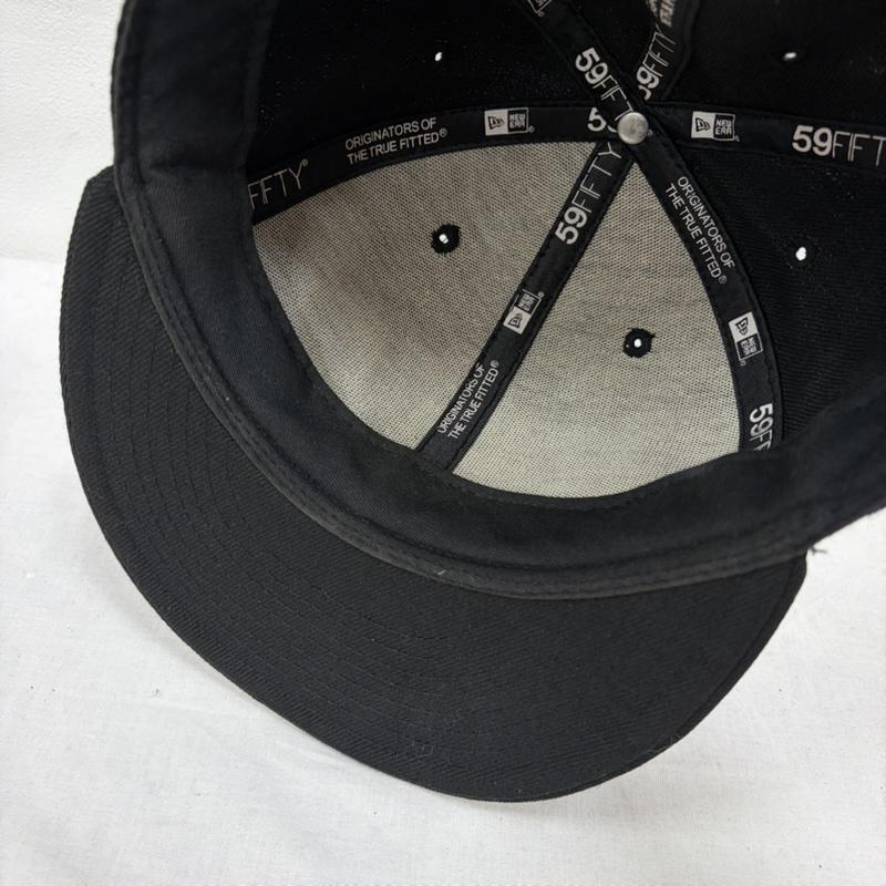ディスイズイット！ DISSIZIT! 帽子 キャップ NEW ERA ニューエラ コラボ 刺繍 ロゴ ベースボールキャップ - ロゴ、文字 X 刺繍 黒 / ブラック / black X 白 / ホワイト / white メンズ USED 古着 中古 50166717