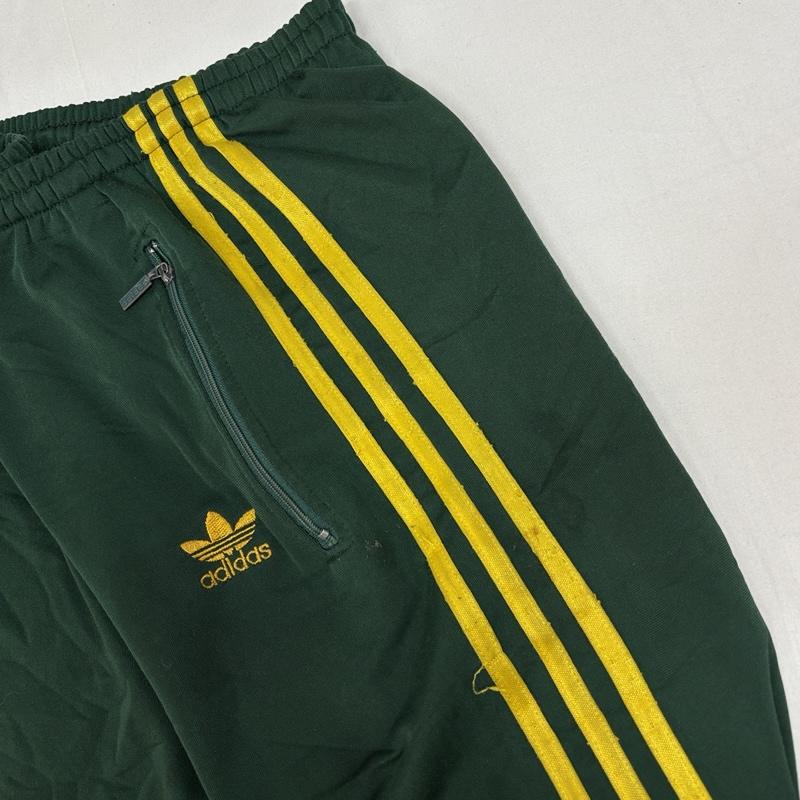 アディダス adidas ボトムス ボトムス 90年代 ビンテージ トレフォイル ナイロン ジャージ トラック パンツ 90s VINTAGE L 緑 / グリーン / green メンズ USED 古着 中古 50166720
