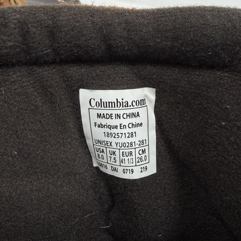 コロンビア Columbia ブーツ ショートブーツ チャケイピ 2 チャッカ OMNI-HEAT オムニヒート スノーブーツ 撥水 26.0cm ワンポイント X ロゴ、文字 X 刺繍 キャメル / キャメル / X 茶 / ブラウン / brown メンズ USED 古着 中古 50166722