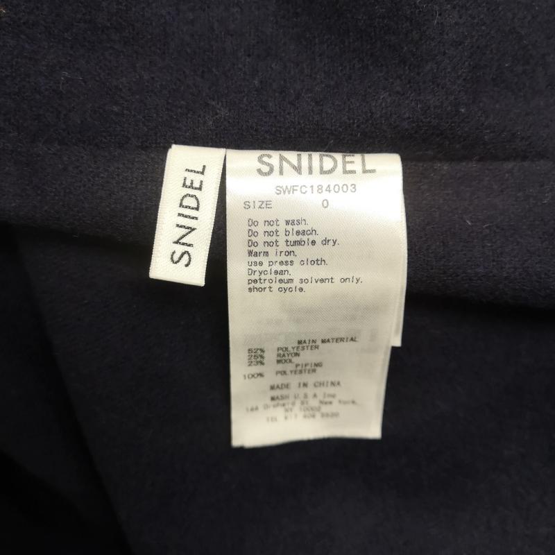スナイデル SNIDEL コート トレンチコート チェック ウエストベルト ライナー ロング トレンチコート SWFC184003 0 青 / ブルー / blue レディース USED 古着 中古 50166726