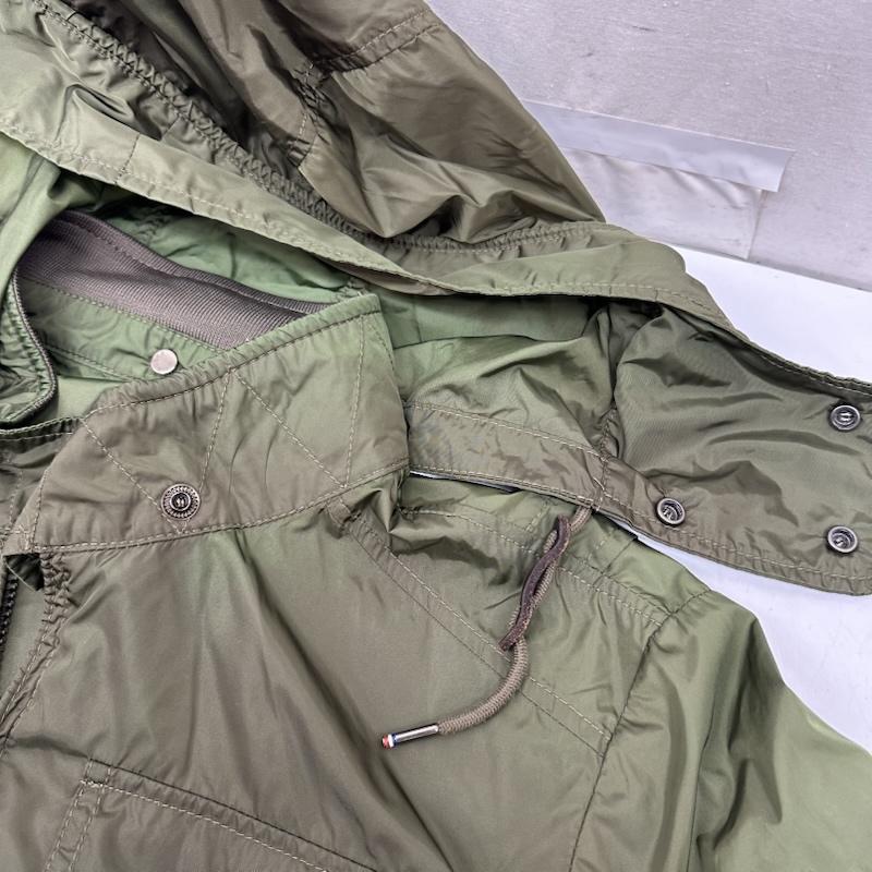 モンクレール MONCLER ジャケット、上着 ジャンパー、ブルゾン NATHAN GIUBBOTTO ナイロン ジャケット 3 カーキオリーブ / カーキオリーブ / メンズ USED 古着 中古 50166729