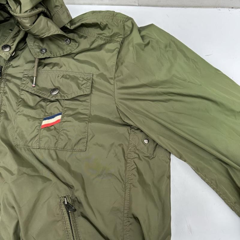モンクレール MONCLER ジャケット、上着 ジャンパー、ブルゾン NATHAN GIUBBOTTO ナイロン ジャケット 3 カーキオリーブ / カーキオリーブ / メンズ USED 古着 中古 50166729