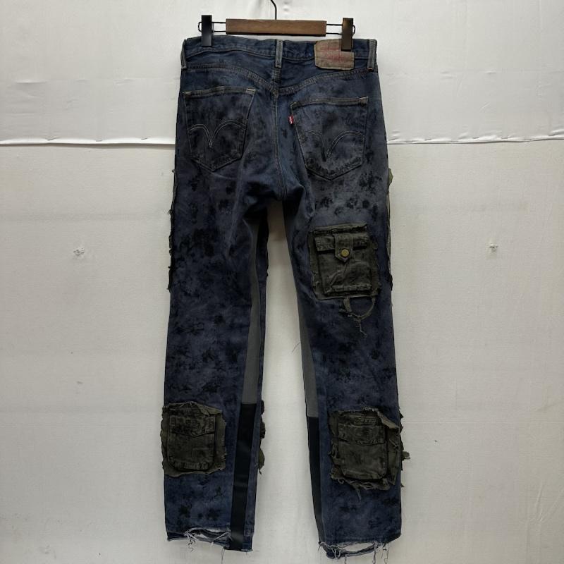 古着 USED パンツ デニム、ジーンズ Dirtybox archive levi s 501 再構築 リメイク ダメージ デニム パンツ 32インチ インディゴ / インディゴ / Indigo メンズ USED 古着 中古 50166732