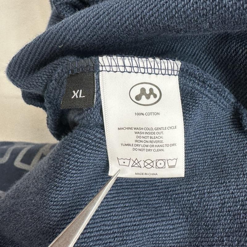 古着 USED パーカー 長袖 MOWALOLA Grafitti Track Top ドラゴン 刺繍 ジップ パーカー XL 紺 / ネイビー / navy メンズ USED 古着 中古 50166733