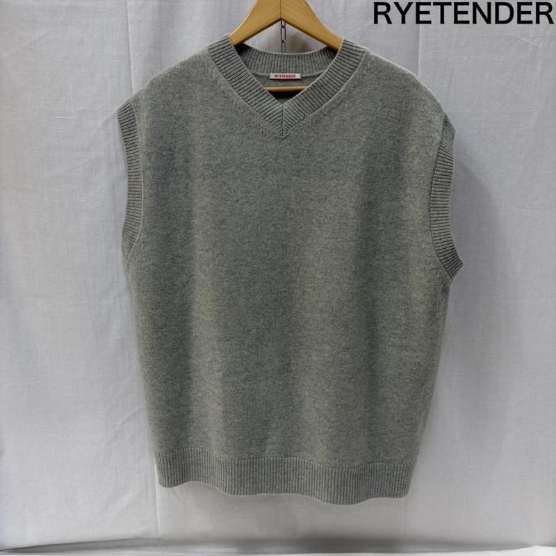 古着 USED ベスト ベスト RYETENDER ライテンダー Vネック ベスト CHELSEA VEST R22-02-01-009 1 無地 灰 / グレー / gray レディース USED 古着 中古 50166735