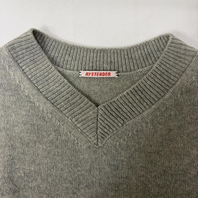 古着 USED ベスト ベスト RYETENDER ライテンダー Vネック ベスト CHELSEA VEST R22-02-01-009 1 無地 灰 / グレー / gray レディース USED 古着 中古 50166735