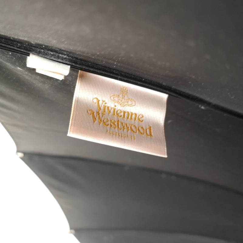 ヴィヴィアンウエストウッド Vivienne Westwood ファッション小物 傘 オーブロゴ パゴダ型 長傘 - 黒 / ブラック / black レディース USED 古着 中古 50166736