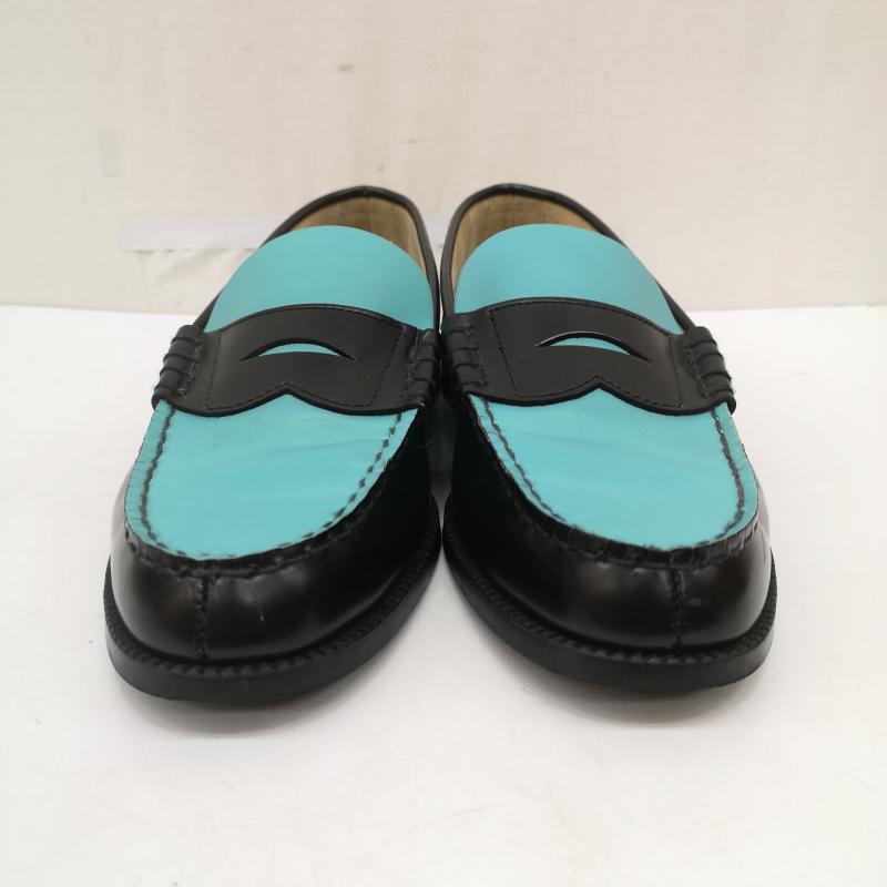 ケンフォード KENFORD ローファー ローファー EMBOSSED LOAFERS BLACK TURQUOISE ローファー 27.0cm メンズ USED 古着 中古 50166737