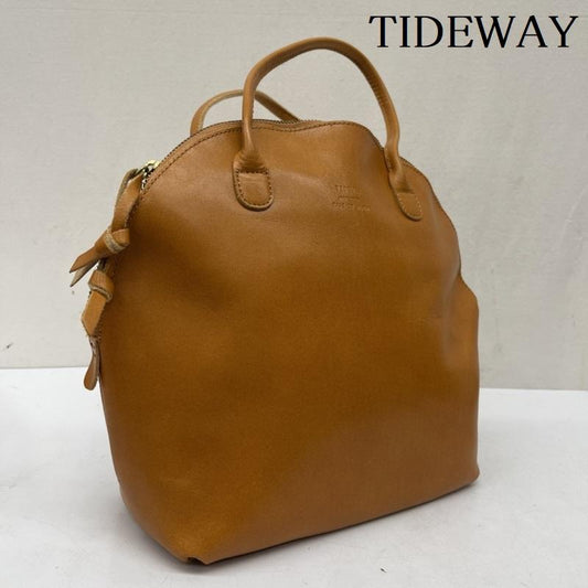 タイドウェイ TIDEWAY トートバッグ トートバッグ LIGHT LEATHER BOSTON レザー トートバッグ - 茶 / ブラウン / brown レディース USED 古着 中古 50166739