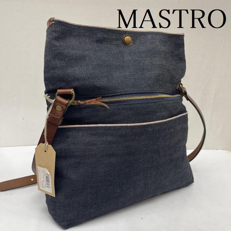古着 USED ショルダーバッグ ショルダーバッグ マストロ MASTRO セルビッチ デニム ショルダー バッグ - インディゴ / インディゴ / Indigo メンズ USED 古着 中古 50166740