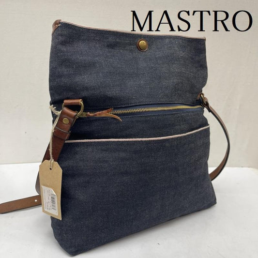 古着 USED ショルダーバッグ ショルダーバッグ マストロ MASTRO セルビッチ デニム ショルダー バッグ - インディゴ / インディゴ / Indigo メンズ USED 古着 中古 50166740