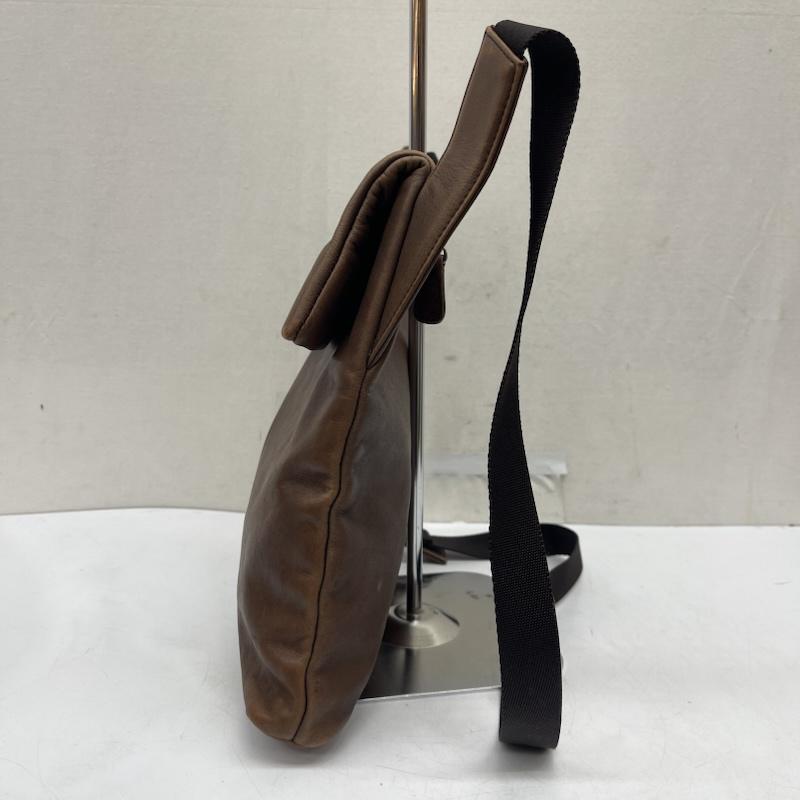 アニエス・ベー agnes b. ショルダーバッグ ショルダーバッグ レザー ショルダーバッグ 斜めがけ - 茶 / ブラウン / brown レディース USED 古着 中古 50166741
