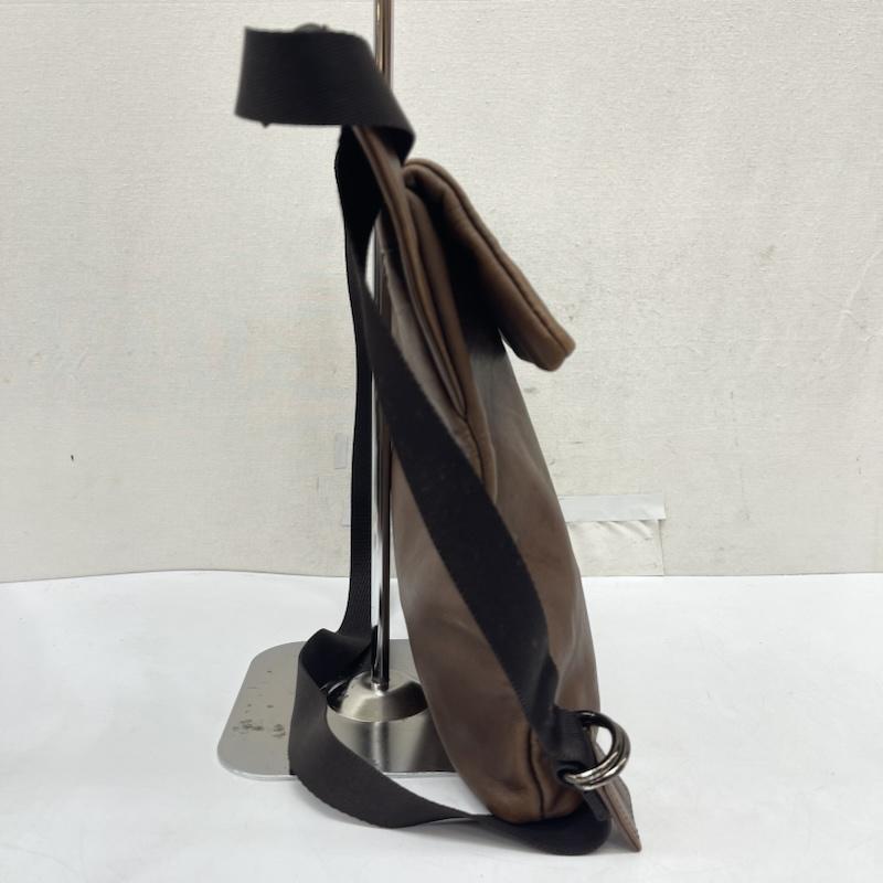 アニエス・ベー agnes b. ショルダーバッグ ショルダーバッグ レザー ショルダーバッグ 斜めがけ - 茶 / ブラウン / brown レディース USED 古着 中古 50166741