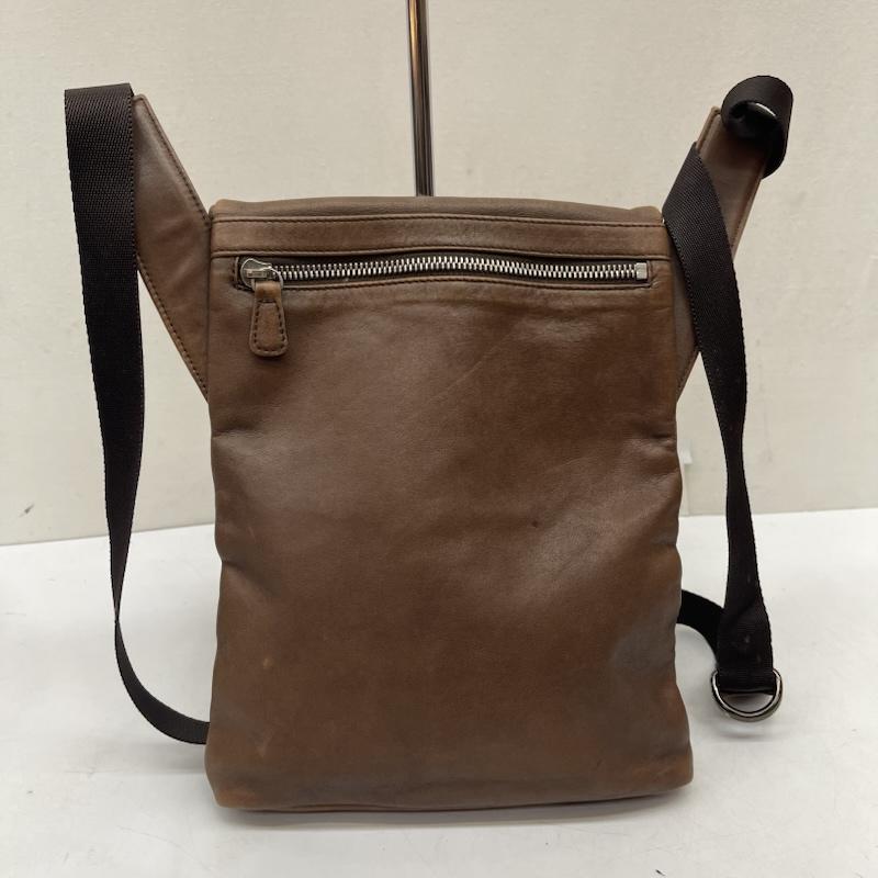 アニエス・ベー agnes b. ショルダーバッグ ショルダーバッグ レザー ショルダーバッグ 斜めがけ - 茶 / ブラウン / brown レディース USED 古着 中古 50166741