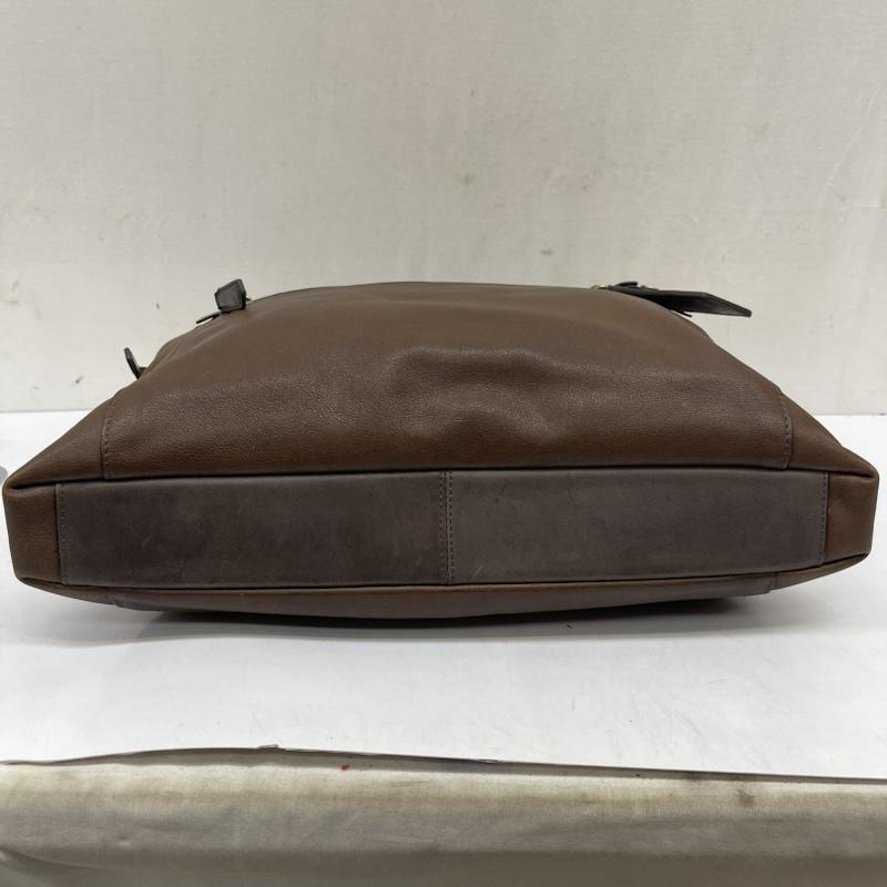 トゥミ TUMI ブリーフケース、書類かばん ブリーフケース、書類かばん カーフレザー ブリーフケース 書類鞄 A4可 - 茶 / ブラウン / brown メンズ USED 古着 中古 50166744