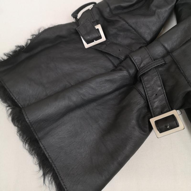 古着 USED ジャケット、上着 レザージャケット Y2k 00s アーカイブ グランジ アシンメトリー レザー ダブル ジャケット 黒 / ブラック / black レディース USED 古着 中古 50166746