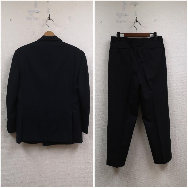 イヴサンローラン Yves Saint Laurent ジャケット、上着 ジャケット、ブレザー diffusion homme 日本製 ダブルブレスト テーラードジャケット セットアップ 紺 / ネイビー / navy メンズ USED 古着 中古 50166751