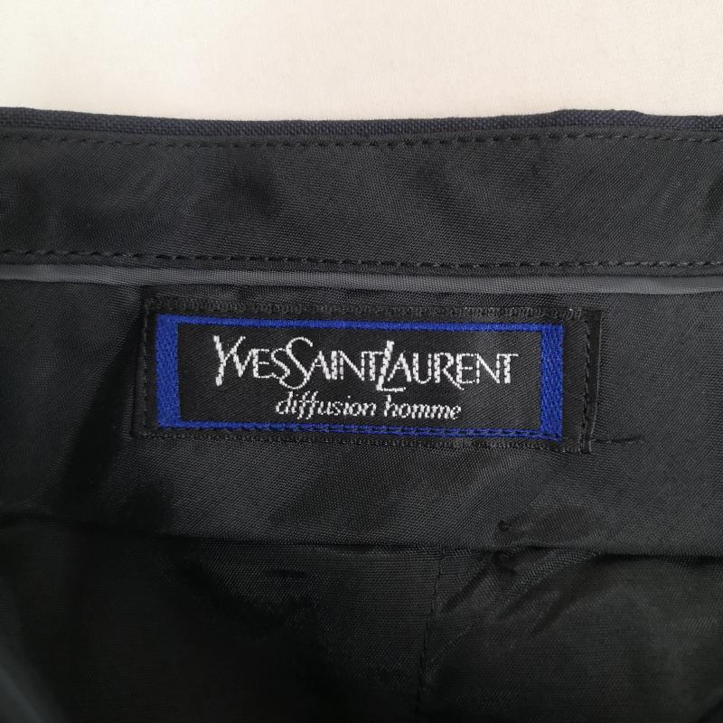 イヴサンローラン Yves Saint Laurent ジャケット、上着 ジャケット、ブレザー diffusion homme 日本製 ダブルブレスト テーラードジャケット セットアップ 紺 / ネイビー / navy メンズ USED 古着 中古 50166751