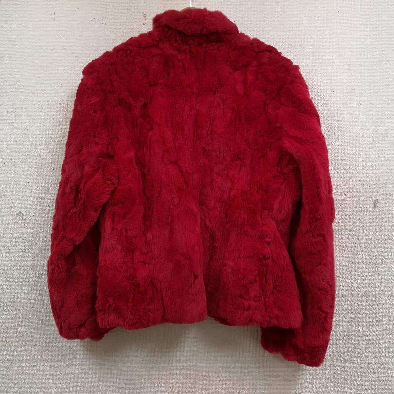 古着 USED コート 毛皮、ファー FLECHE レッキス ラビット 毛皮 ファー ハーフ丈 コート アウター 赤 / レッド / red レディース USED 古着 中古 50166759