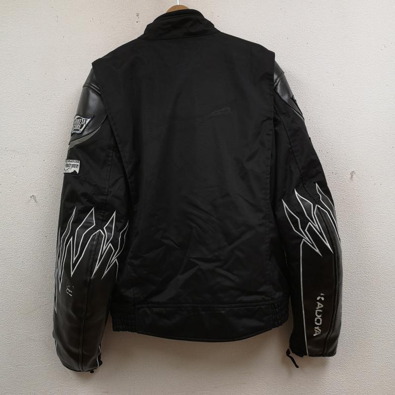 カドヤ KADOYA ジャケット、上着 ライダース DARKEST CORE シリーズ バイク ライディング レーシング プロテクター ジャケット 3L 黒 / ブラック / black メンズ USED 古着 中古 50166762